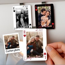 Custom Photo Car Visor Clip Drive Safe Gift for Him Boyfriend Husband Valentine