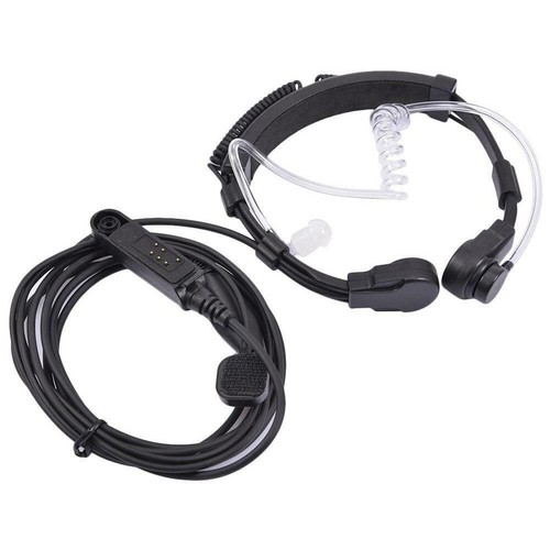 Throat Mic Headset Air Tube Fit for Baofeng UV-9R Plus BF-9700 BF-A58 UV-82WP A - Photo 10/14