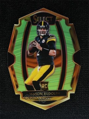 2018 Select Premier Level Neon Green Prizm 28/49 Mason Rudolph Rookie RC 04qn