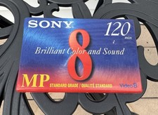 sony MP120 Video8 Sealed Minute video cassette tape