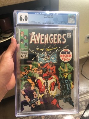 The Avengers #54 (Marvel Comics July 1968) CGC 6