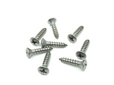 8 Pcs Door Sill Plate Screws Fits 1964-77 Gm Chevy Olds 2 Door Models Stainless