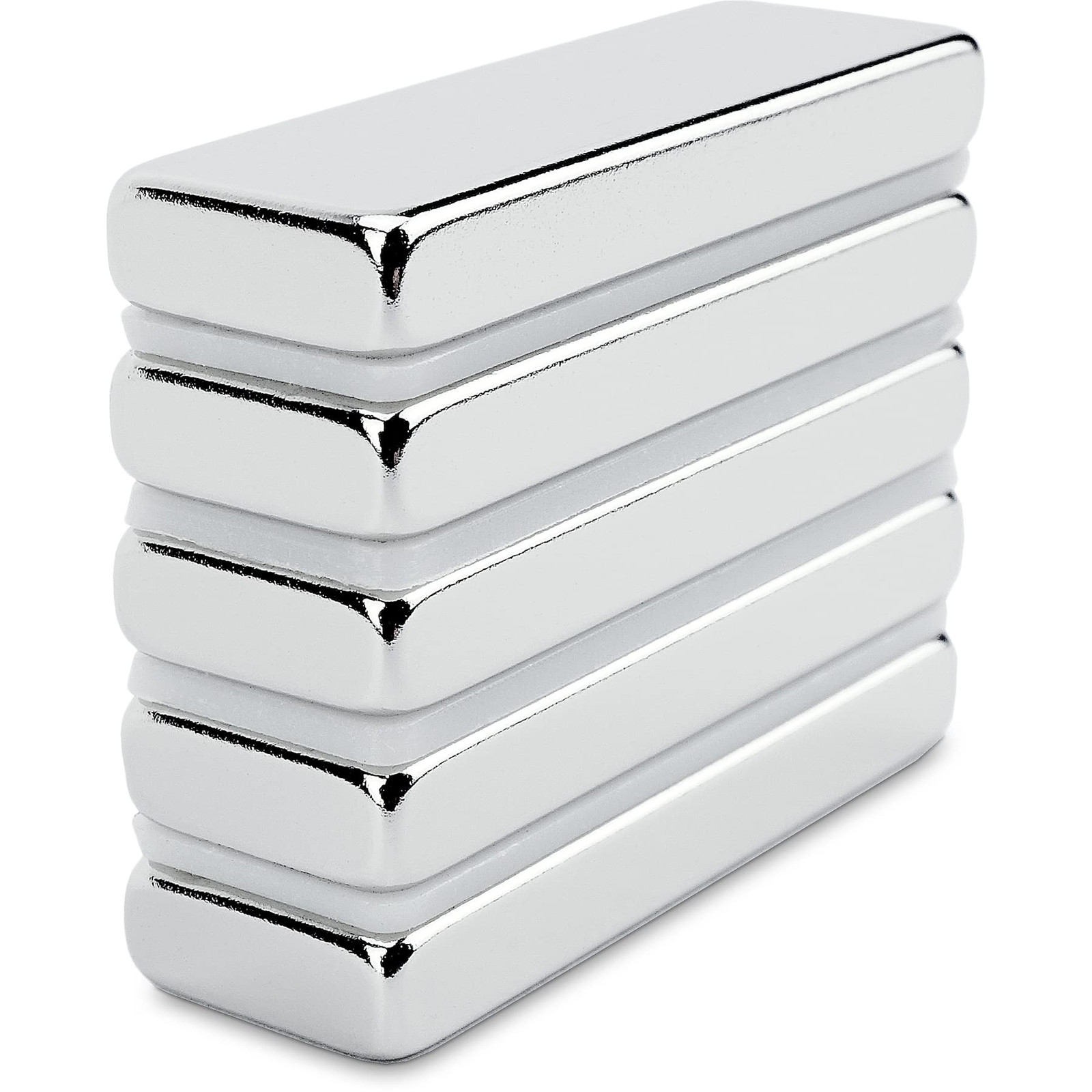 Sensei 5 pezzi Magnete rettangolare al neodimio 30x10x4 mm, magneti a (c8a)