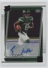 2021 Panini Clearly Donruss Rated Rookie Auto Elijah Moore #72 Auto 11ks