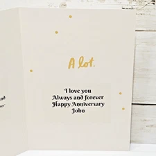 Custom Personalized Clear Label For Greeting Cards Direct Shipping