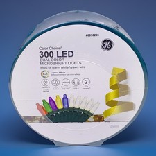 GE Color Choice 300 LED 62.2-ft Multiffunction White/Multicolor String Lights