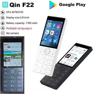 QIN F22 MINI Android 11 Slim Smartphone Cell Phone Keyboard Lightweight Mobile