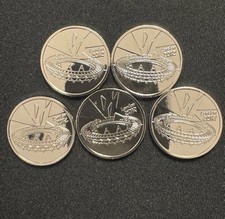 Set Of Five 2012 London Olympic Completer Medallion Coins 