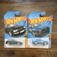 Hot Wheels Audi 2-Car Lot 1:64 Diecast '94 Avant RS2  '84 Sport Quattro