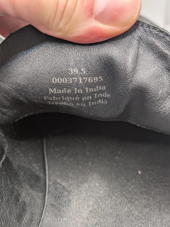 Мокасины женские Free People черная кожа на платформе размер 9 США/39,5 ЕС - Изображение 4 из 4