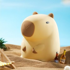 ATSUI Cute Capybara Night Light, LED Squishy Novelty Animal Lamp, Food Grade