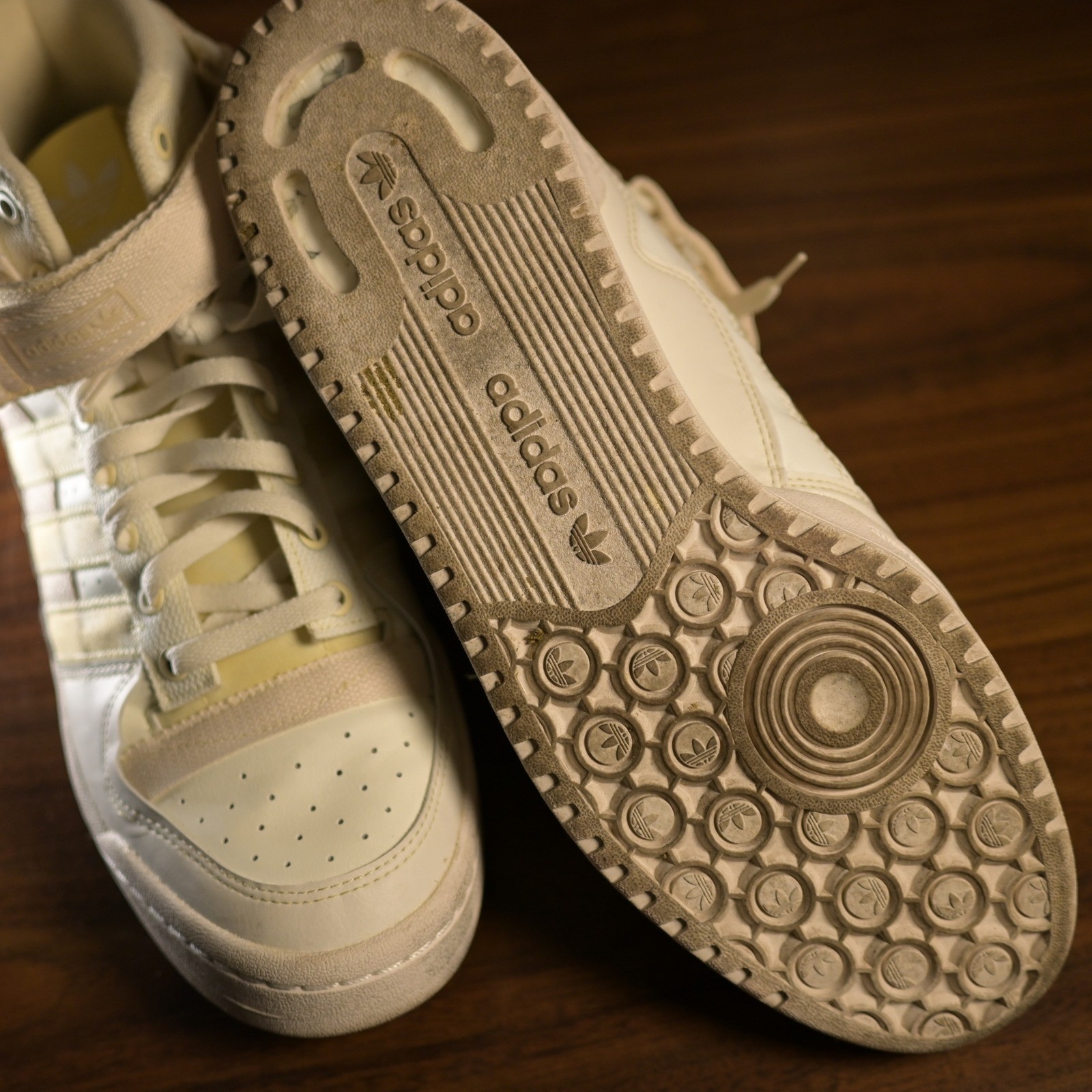 Adidas Forum Mid Parley Mens High Top Sneakers Cream White GV7616 Gorpcore image 5