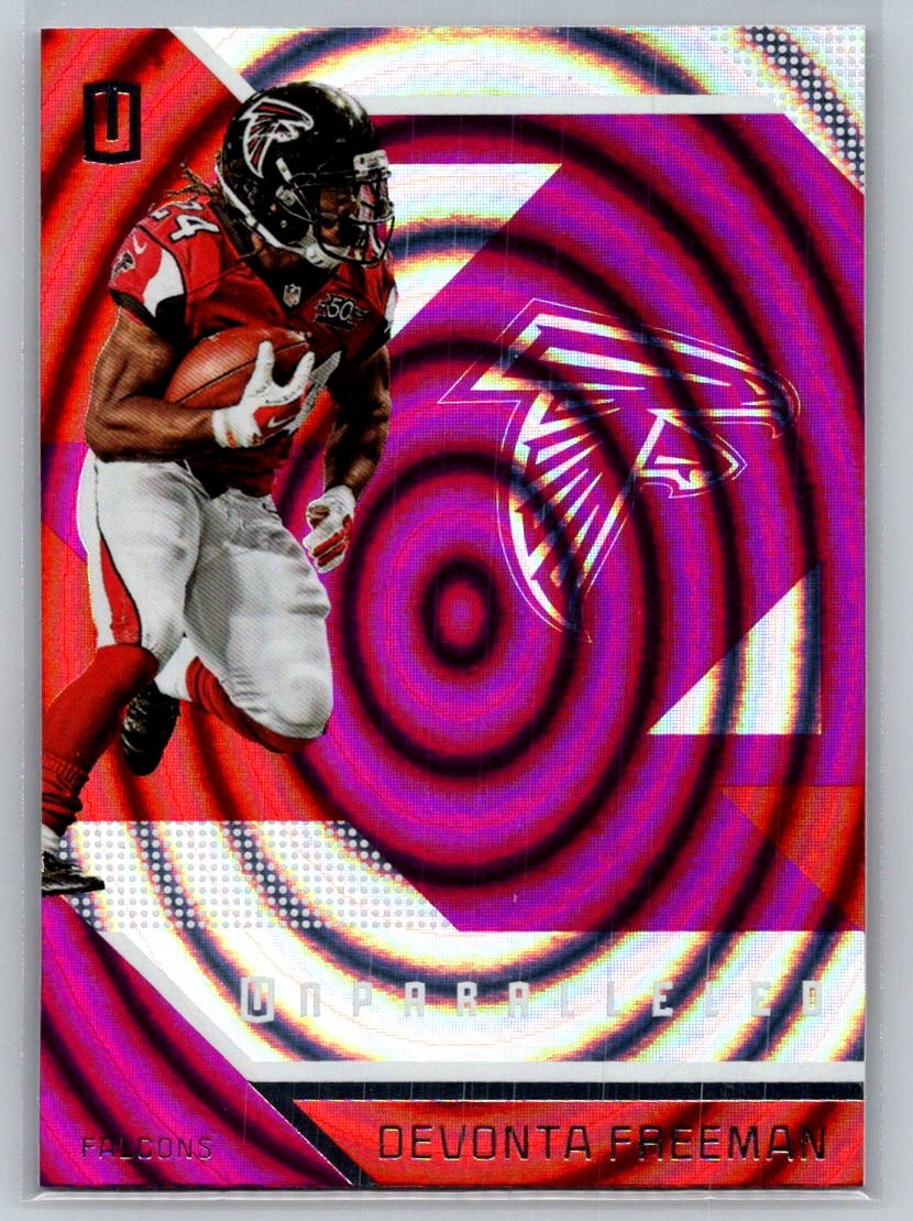 2016 Panini Unparalleled #140 Devonta Freeman Purple Atlanta Falcons C84