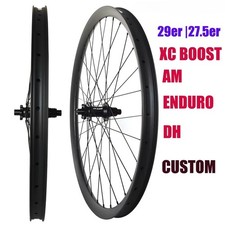 XC Boost AM DH Carbon Mountain Bike Wheelset 39mm 27mm Asymmetric 29er Tubeless