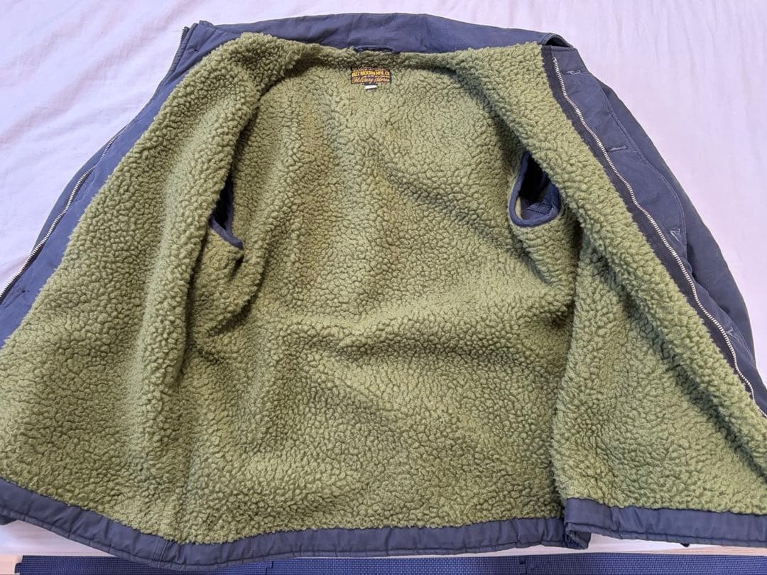 Buzz Rickson'S A-2 Deck Jacket Navy - image 6