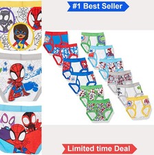 Toddler Boys Underwear 12 Pack Briefs Size 2-3T Superhero Cotton Potty Training