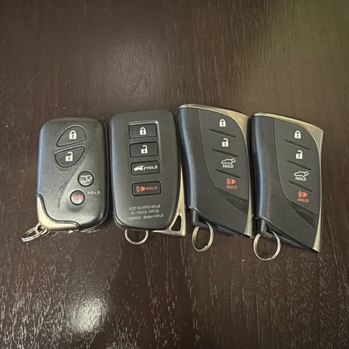 LOT 4 OEM LEXUS KEY FOBs USED PRE OWNED