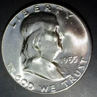 1955 (P) Franklin Silver Half Dollar BU Bugs Bunny FS-401  "Key Date Coin" #15