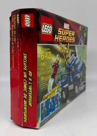 LEGO MARVEL Set LOT- 6867, 76004 & 76050- 3 Truck Builds-Iron/Spider/Falcon- NIB