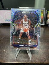 2020-21 Panini Prizm - Shake Milton #131 Silver Donut Circles Prizm