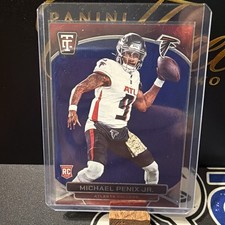 2024 Panini Totally Certified- Michael Penix JR Blue Prizm /399 (SP) (RC) #161