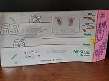 BLUE RIDGE DECALS NASCAR DECAL #63 NESCAFE PONTIAC GRAND PRIX