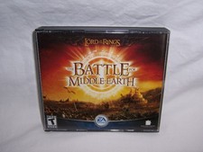 Lord Of The Rings Battle For Middle Earth PC-CD 4 Disc Set 2004 w/ Code NICE