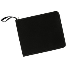US Art Supply 48 Slot Zippered Nylon Pencil Carry Case Size: 11.4" x 7.6" x1.4"