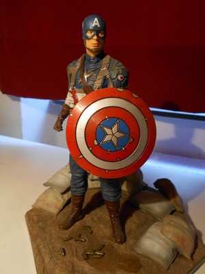Captain America The First Avenger Deluxe 1/10 Iron Studios Statue