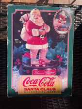 Coca Cola Santa Claus Mechanical Bank 1st in Series Coin Makes Him Drink A Coke