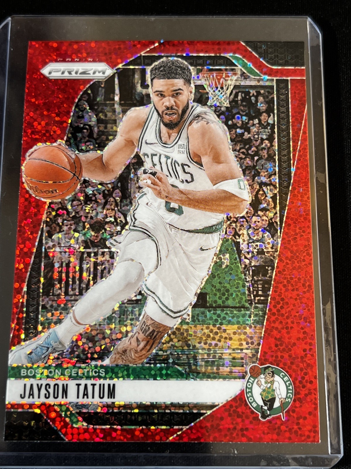 2024-25 Panini Prizm - Jayson Tatum #103 Red Sparkle Prizm
