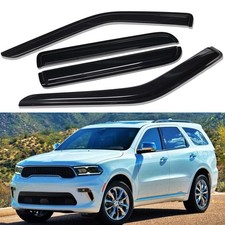 Tape-on Smoke Window Vent Visors Wind Deflectors For 2011-2025 Dodge Durango