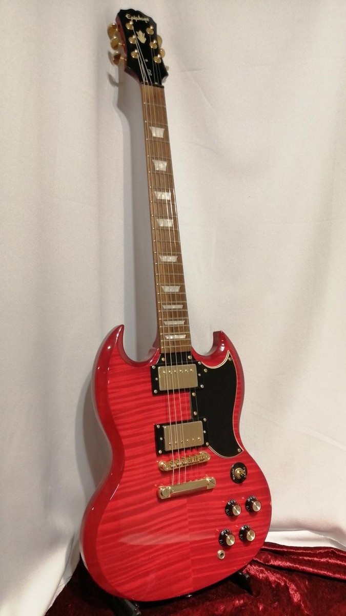 Epiphone SG G-400 Deluxe Flame Top
