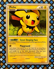 Pokemon TCG Pichu 28/123 Heartgold & Soulsilver Regular Rare English Basic 30HP on eBay