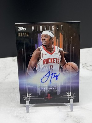 2025-26 Topps Midnight #DM-JT Jae'Sean Tate Dark Marks Signatures