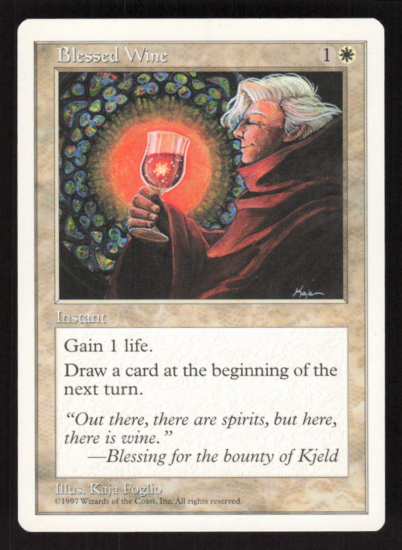 1997 Blessed Wine Fifth Edition MTG