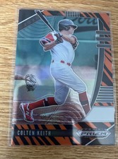 2020 Panini Prizm Draft Picks Prizms Tiger Stripes #132 Colten Keith /99