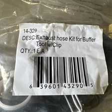 Tire Buffer Exhaust Hose Kit Inc Clip 14-329