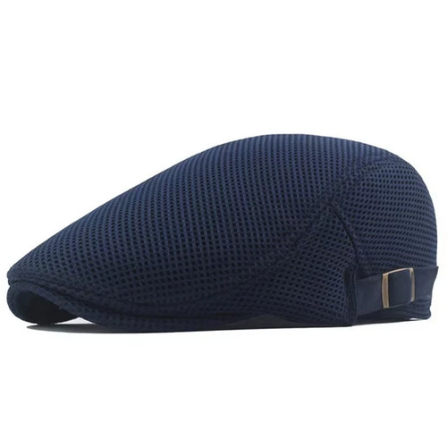 Solid Cotton Gatsby Cap Mens Ivy Hat Golf Driving Sun Flat Cabbie Newsboy Summer - Picture 4 of 15