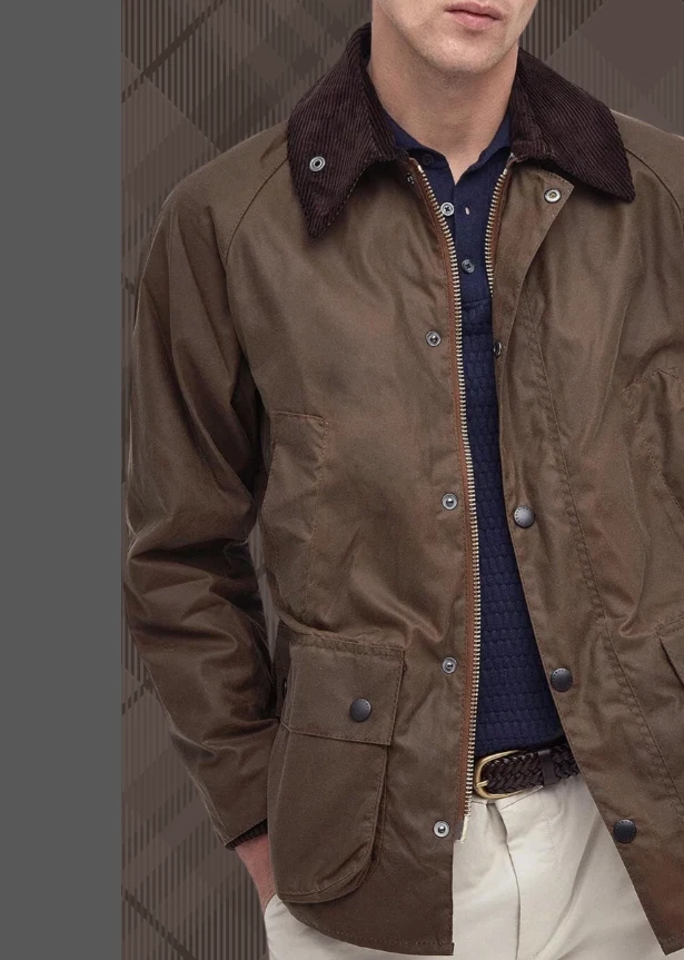BARK ~ Barbour Men's Classic BEDALE Waxed Jacket MSRP$495 ~ made in the UK