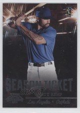 2011 Playoff Contenders Season Tickets Crystal Collection /299 Matt Kemp #32 0z8