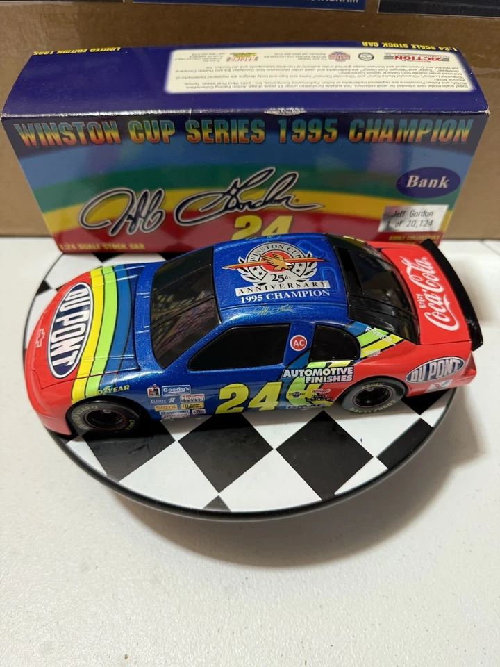Jeff Gordon #24 DuPont 1995 Winston Cup Champion BWB 1/24 NASCAR Diecast Foto 2 de 4