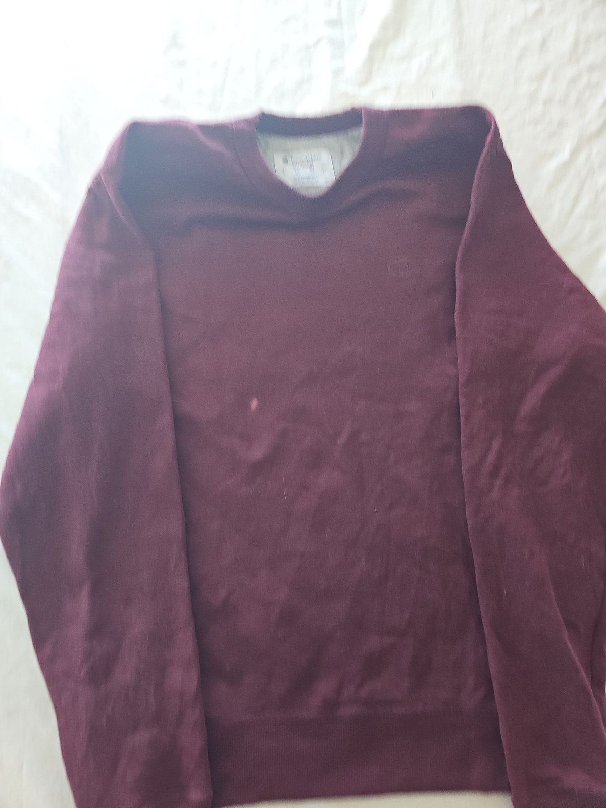 Champion Authentic Maroon Crewneck Sweatshirt - Size Small 281 image 3