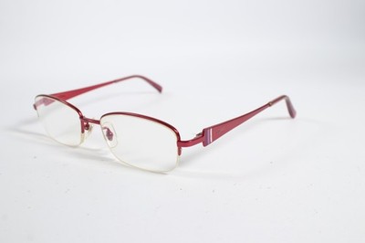 Seiko Brille T190 Damen Rosa Halbrand Titan Eyewear Brille Brillengestell