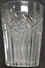 American Brilliant Cut Crystal Tumbler – Collector Grade – Rare Pattern