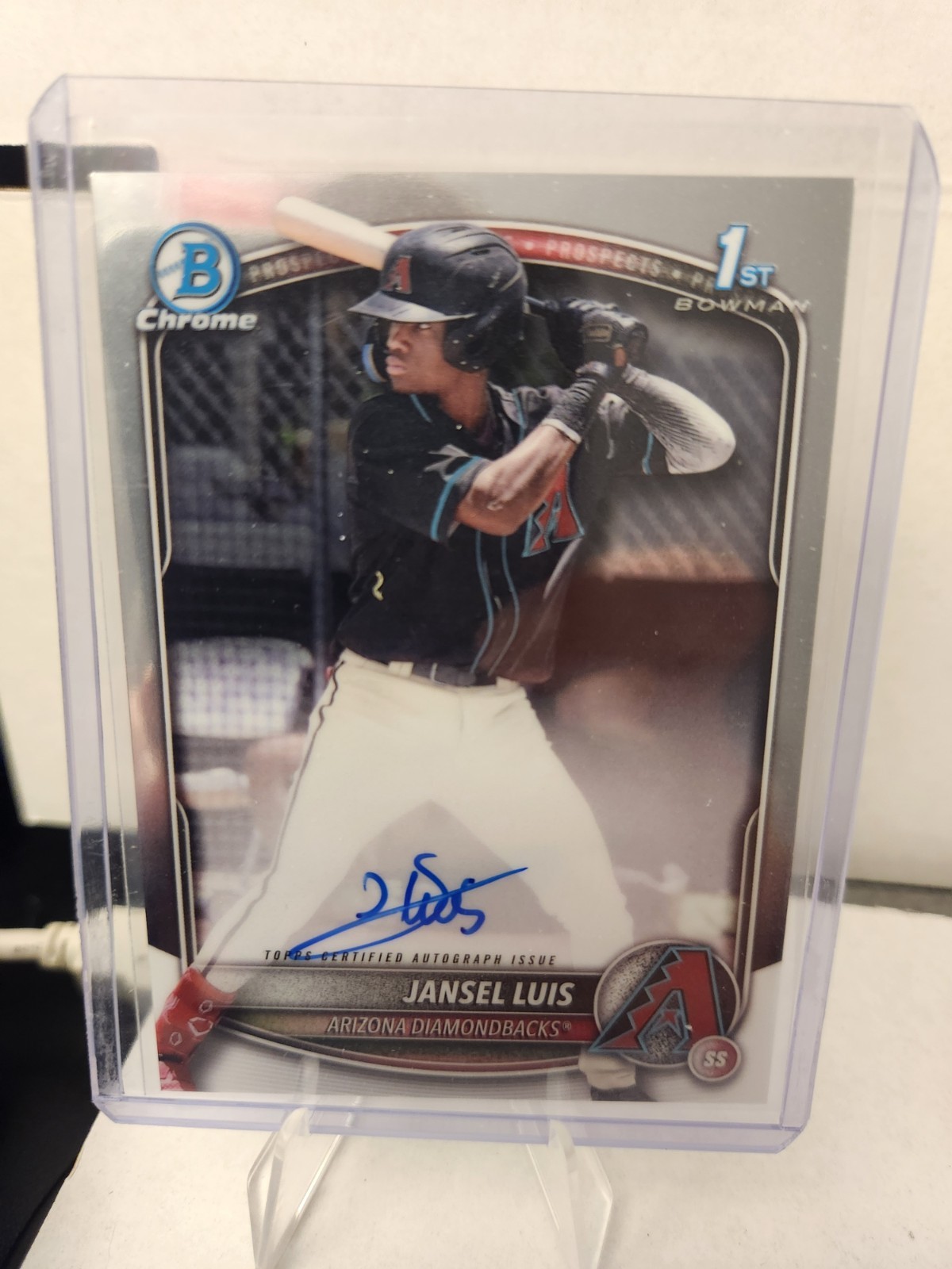 2025 Bowman - Chrome Prospect Autographs Jansel Luis #CPA-JLU (AU, RC)