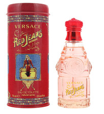 Versace Versus Red Jeans For Women Eau De Toilette Spray, 75ML  100% Authentic