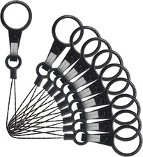 YOUOWO 10 Pcs Lanyards,For USB, Phone, Key Finger Ring Plastic Strap Detachable