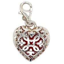 Thomas Sabo Heart Locket with a Hidden Red Heart Inside -Charm
