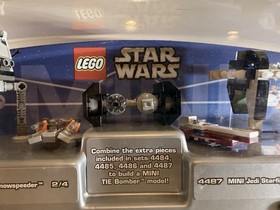 Lego Star Wars Toys R Us Display Cont. Sets 4484 4485 4486 4487 And Tie Bomber